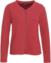 Damen Sweatjacke aus strukturiertem Material