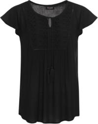 Damen Bluse mit Spitzeneinsatz