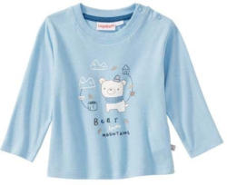 Baby-Jungen-Shirt mit Bären-Frontaufdruck