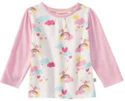 Baby-Mädchen-Shirt mit Regenbogen-Muster
