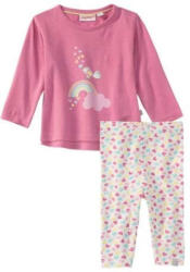 Baby-Mädchen-Set mit Herzmuster, 2-teilig