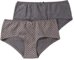 Damen-Panty mit Satin-Zierschleife, 2er Pack
