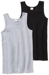 Jungen-Unterhemd aus reiner Buamwolle, 2er Pack