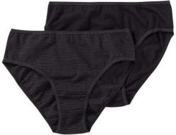 Damen-Rioslip mit Ringelmuster, 2er Pack