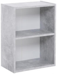 Regal Step Beton-Optik/weiß ca. 41,5 x 54,5 x 25 cm