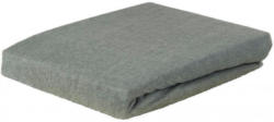 Frottee-Spannbetttuch silber 100 x 200 cm