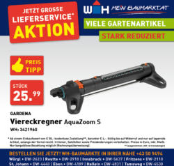 Gardena Viereckregner AquaZoom S