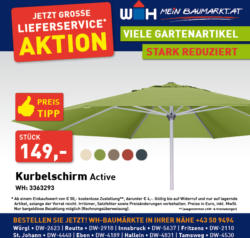 Kurbelschirm Active