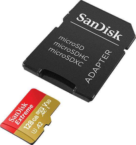 SanDisk Extreme microSDXC UHS-I Speicherkarte 128 GB, 160 MB/s for Actioncam