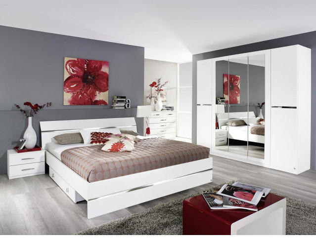 Drehtürenschrank Dorsten alpinweiß 226 cm