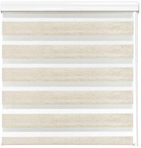 Doppelrollo-Easy-Fix, natur, ca. 80 x 220 cm