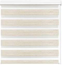 Doppelrollo-Easy-Fix, natur, ca. 45 x 160 cm