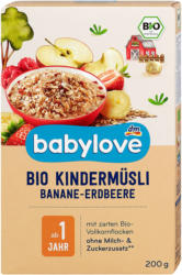 babylove Bio Kindermüsli Banane-Erdbeere