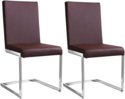 Schwingstuhl-Set Charisse 2-Er Set Dunkelbraun