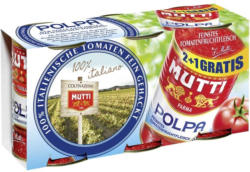 Mutti Polpa feinstes Tomatenfruchtfleisch jede 3x400-g-Dose