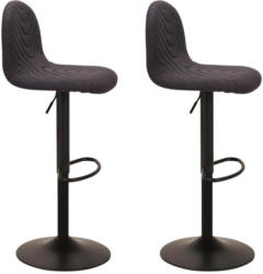 Barhocker-Set Circus 2er Set Anthrazit