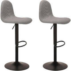 Barhocker-Set Circus 2-er Set Hellgrau
