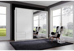 Schwebetürenschrank Seattle weiß 225 cm