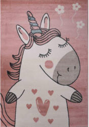 Teppich Bino ca. 120 x 170 cm Einhorn pink