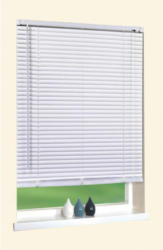 PVC Jalousie, weiß, ca. 80 x 150 cm