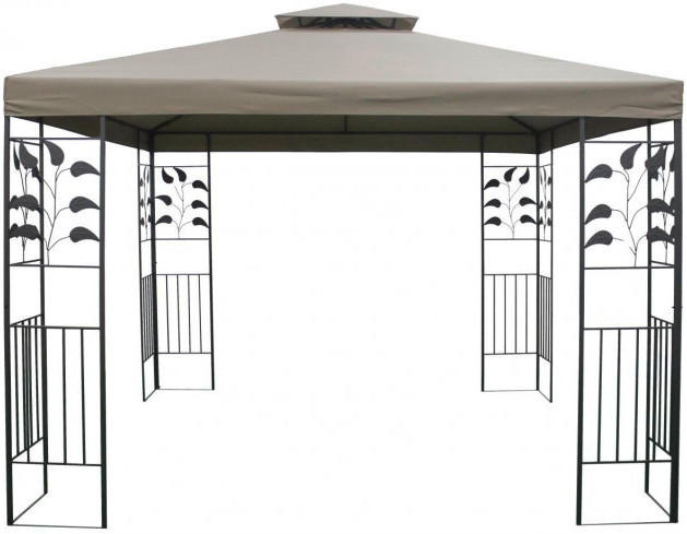 Pavillon Ranke ca. 300x300 cm taupe