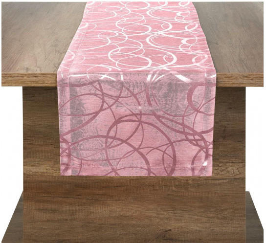 Tischläufer Eaton Circle altrosa 40 x 160 cm