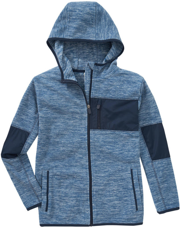 Jungen Fleecejacke mit Kapuze (Nur online)