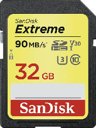 Extreme SDHC UHS-I Speicherkarte 32 GB, 90 MB/s