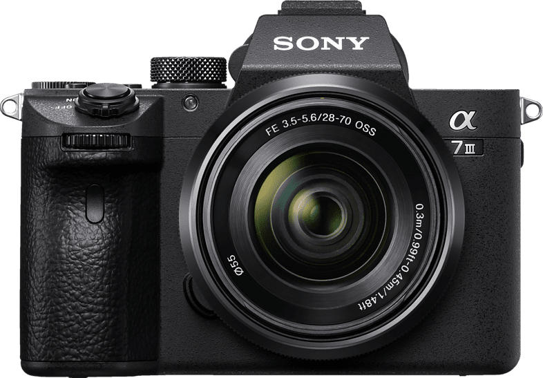 Sony Alpha 7 III Systemkamera mit Objektiv AF E 28-70mm 3.5-5.6 OSS, schwarz (ILCE-7M3K); Systemkamera Set