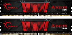 Arbeitsspeicher Aegis DIMM Kit 16GB, DDR4-2666, CL19-19-19-43, Schwarz (F4-2666C19D-16GIS)