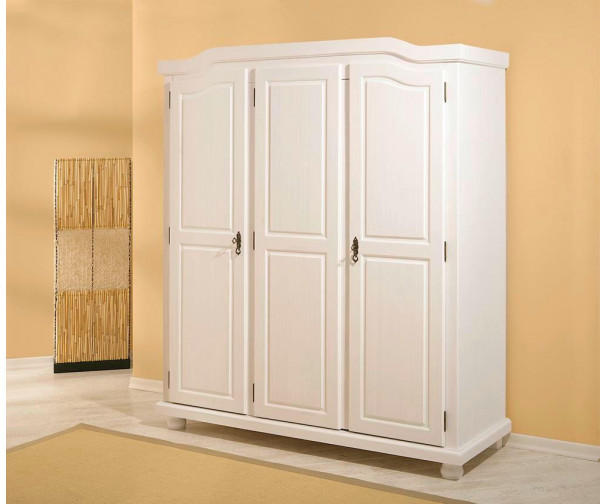 Bauernschrank Bastian 3trg. weiss