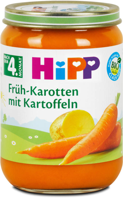 Hipp Babybrei Früh-Karotten mit Kartoffeln