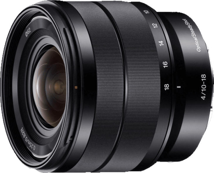 SONY SEL1018 10 mm-18 mm f/4.0 OSS, ED, ASPH, Circulare Blende (Objektiv für Sony E-Mount, Schwarz)