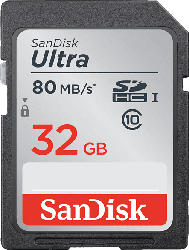 Ultra SDHC UHS-I Speicherkarte 32 GB, 80 MB/s