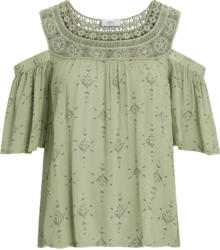 Damen Bluse im Cold-Shoulder-Look