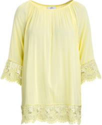 Damen Tunika mit Makramee-Spitze