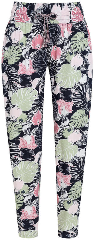 Damen Jogpants mit Monsterablättern allover (Nur online)