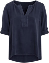 Damen Schlupfbluse mit Turn-ups