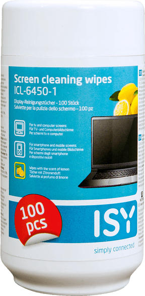 ISY ICL-6450-1 Reinigungstücher, Weiß