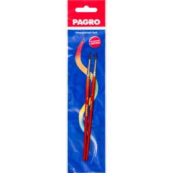 PAGRO Haarpinsel-Set Gr. 6 & 8