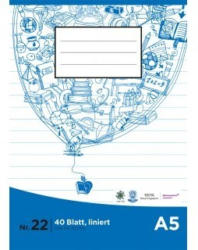 PAGRO Heft A5 40 Blatt liniert