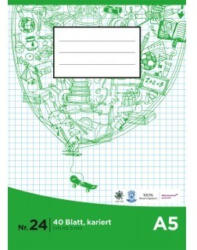 PAGRO Heft A5 40 Blatt kariert