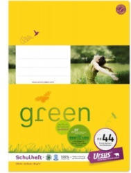 URSUS GREEN Schulheft A4 FX44 mit Rahmen 40 Blatt kariert