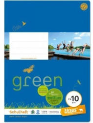 URSUS GREEN Schulheft A4 FX10 20 Blatt glatt