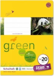 URSUS GREEN Schulheft A5 FX20 40 Blatt glatt