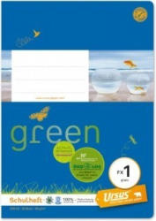 URSUS GREEN Schulheft A5 FX1 20 Blatt glatt