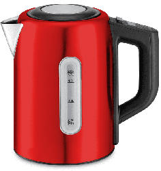 Wasserkocher Vario Temp, 1.7 l, rot