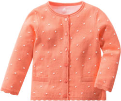 Baby Strickjacke mit Noppengarn