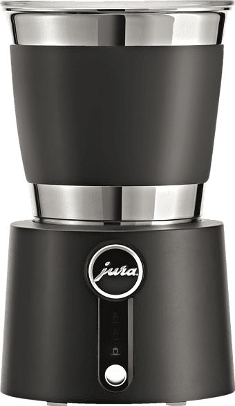 JURA 24019 Hot & Cold Milchaufschäumer, Schwarz/Silber, 650 Watt, 0.34 l