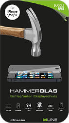 Hammerglas für Apple iPhone 5/5S/5C/SE (HDISAPPIPHO5H)